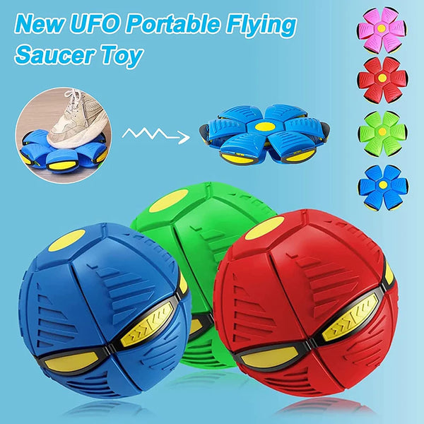 Futurism  Saucer Ball Dog Toys Magic Funny Pet Toy Flying Saucer Outdoor Dog Training Toy Pelota Perro Dogs Accessoires