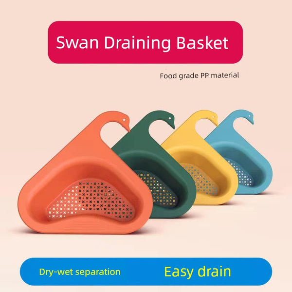 Multifunctional Plastic Sink Strainer Basket for Wet and Dry Separation