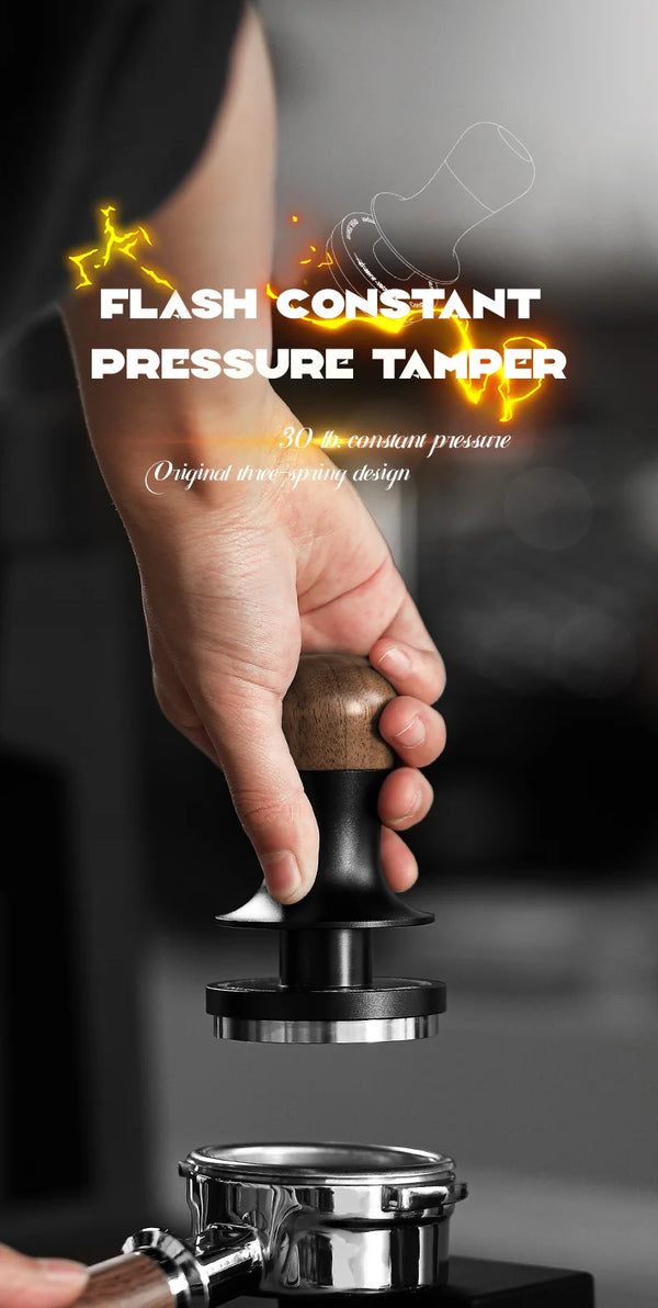 Precision 30lb Espresso Tamper Set: 51/53/58.35mm